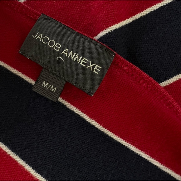 Jacob Annexe Navy & Red Stripped Tank Top - Picture 5 of 5
